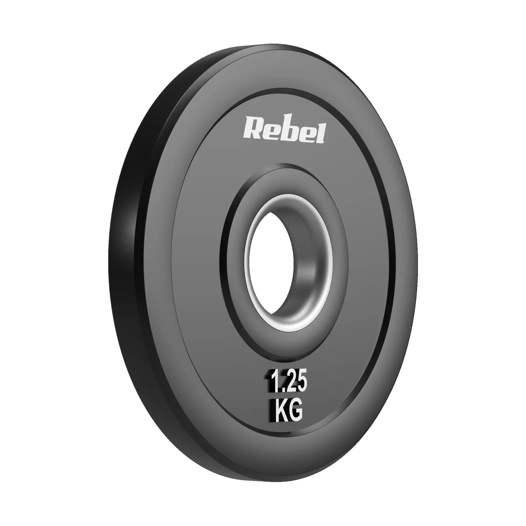 Obciążenie olimpijskie gumowane BUMPER 51 mm  2x1.25kg Rebel 4/7