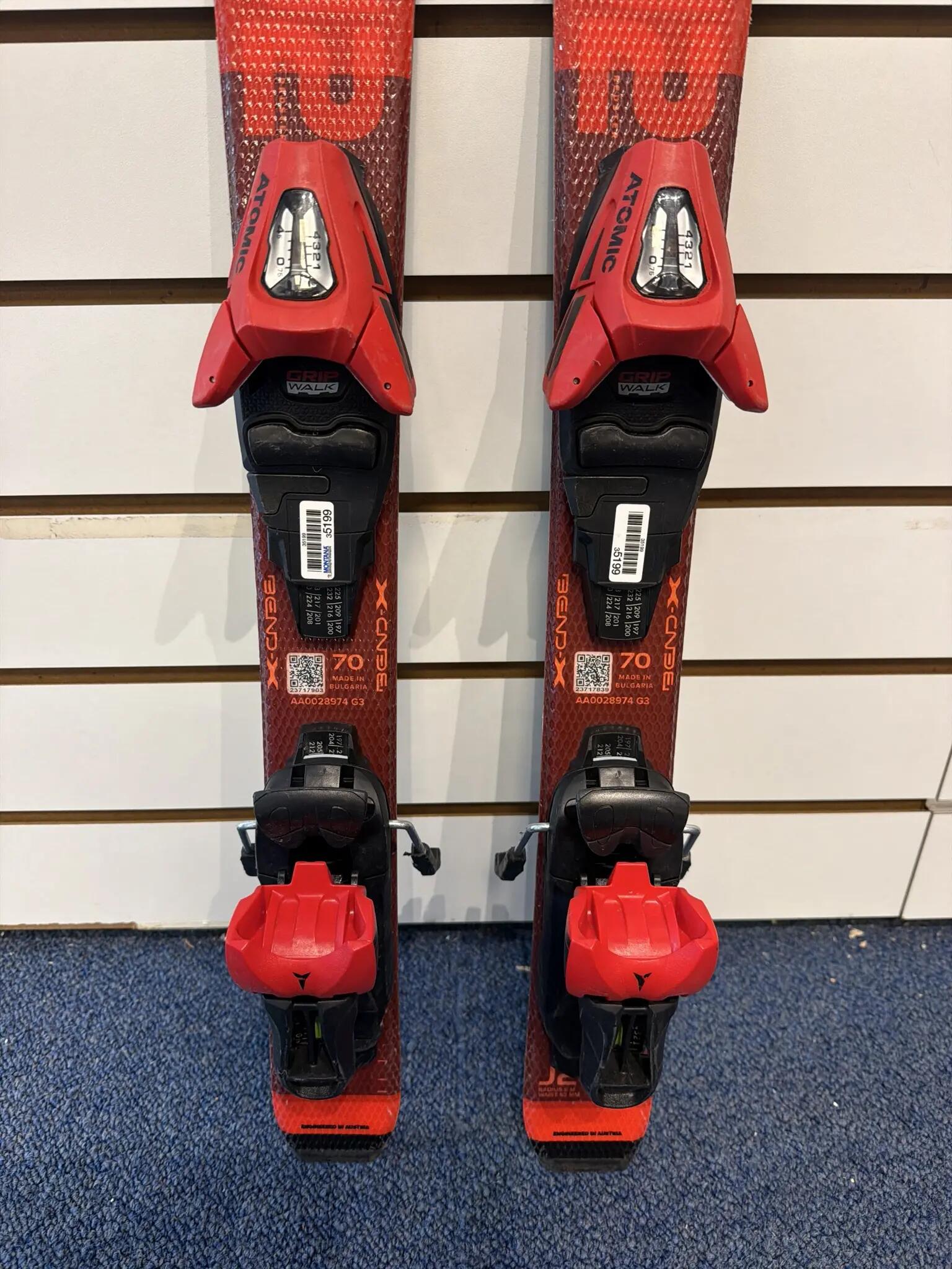 Reconditionné - Ski Atomic Redster J2 Kinderskis + J2 Bindingen - 70 2/6