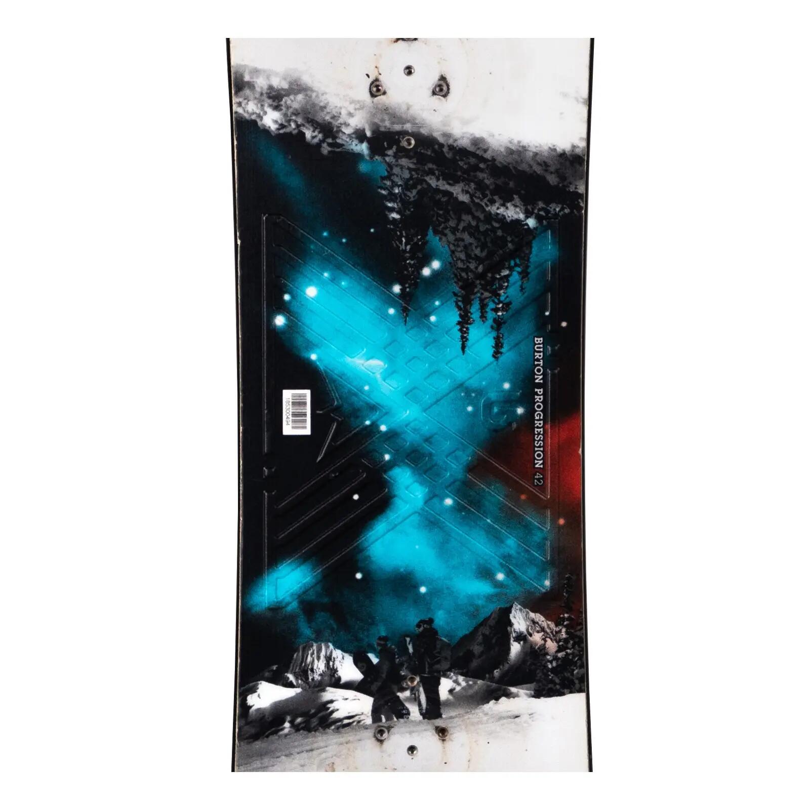 RECONDITIONNE - Snowboard Burton Progression + Fixations Coque 3/4