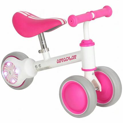 Draisienne enfant 3 roues roue AR lumineuse réglable