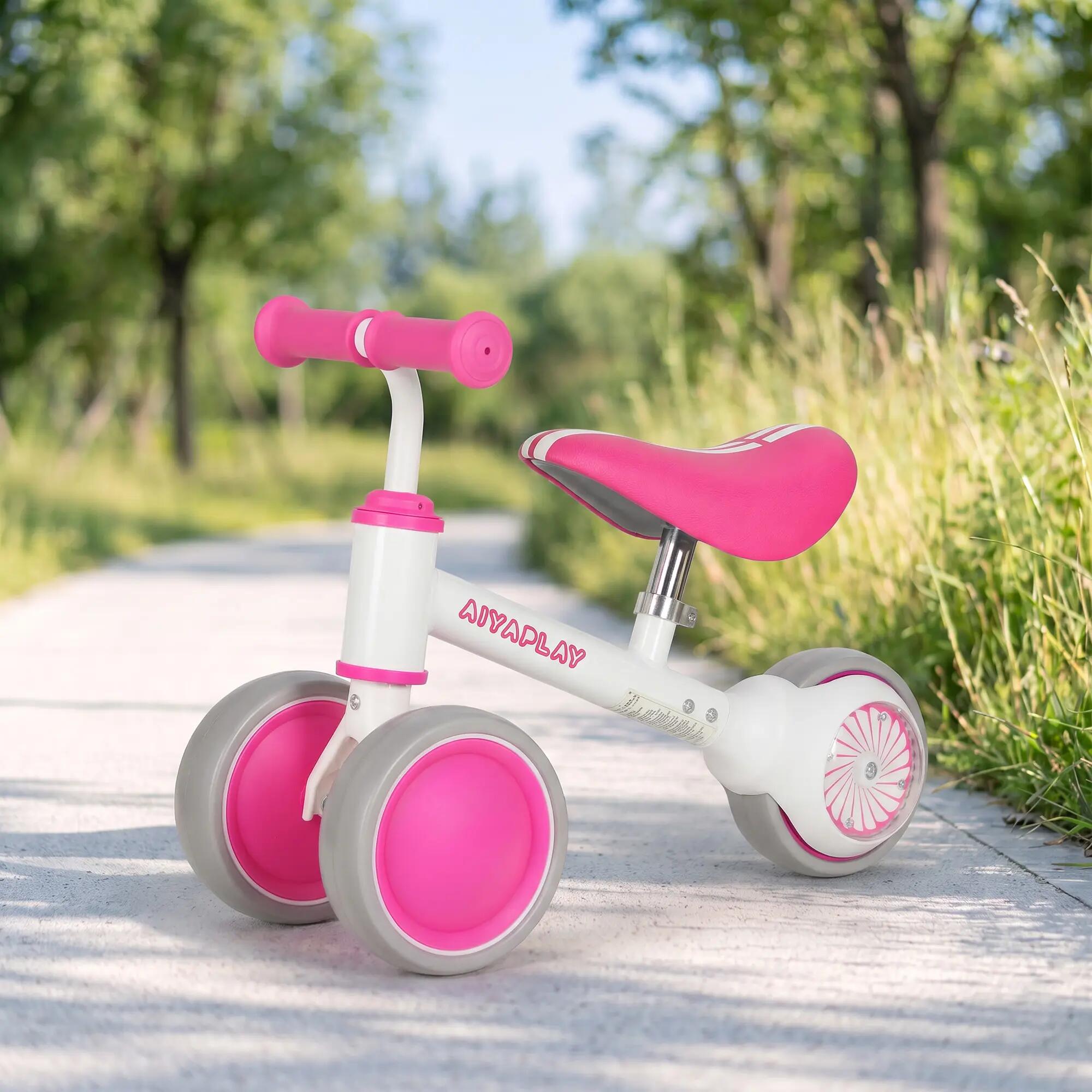 Draisienne enfant 3 roues roue AR lumineuse réglable 2/5