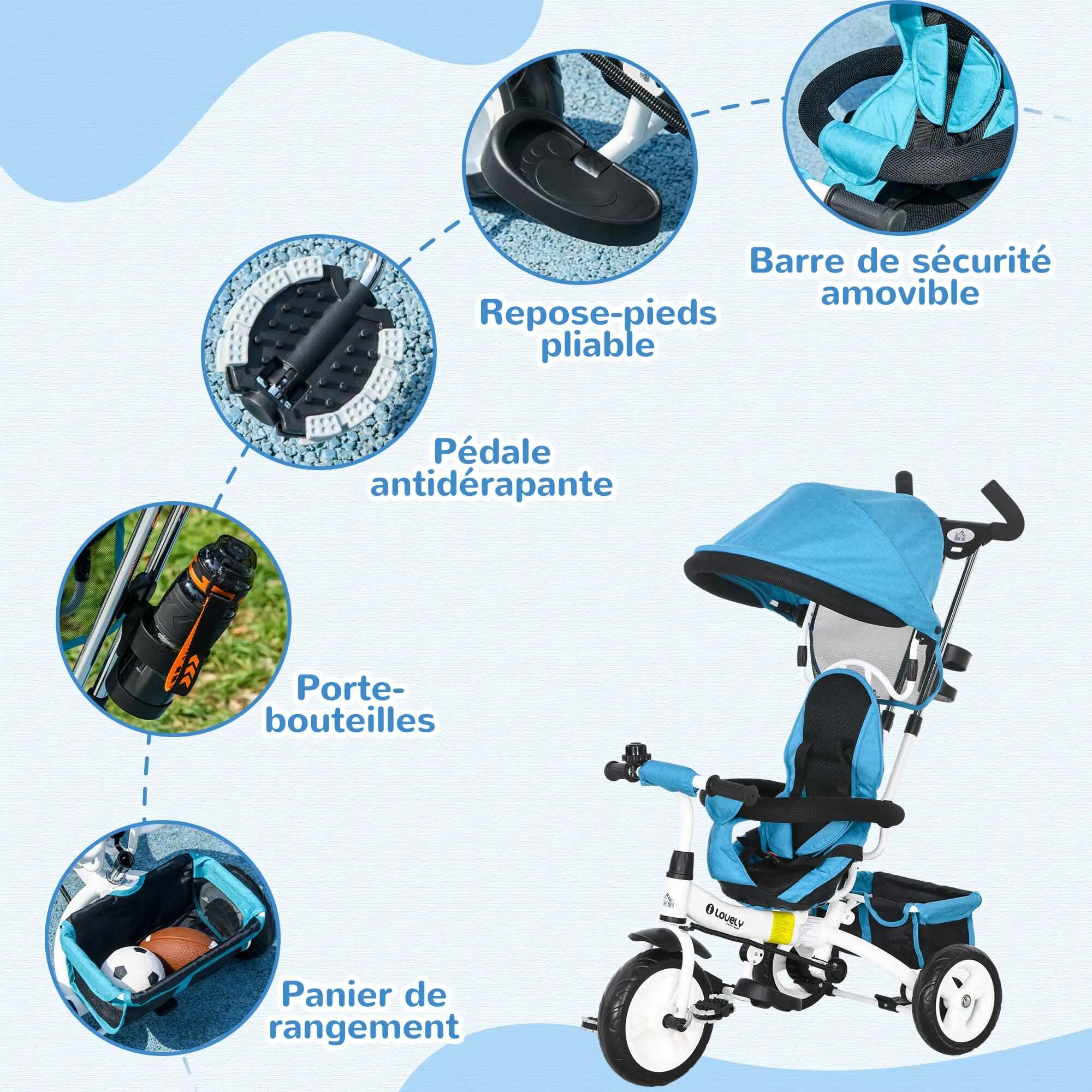 Tricycle enfant évolutif 5/5