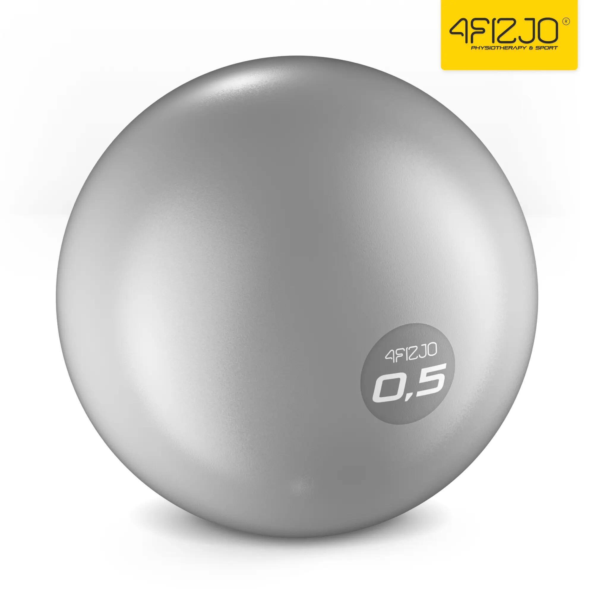 Piłki obciążeniowe do pilatesu toning ball z piaskiem zestaw 4FIZJO 11/13