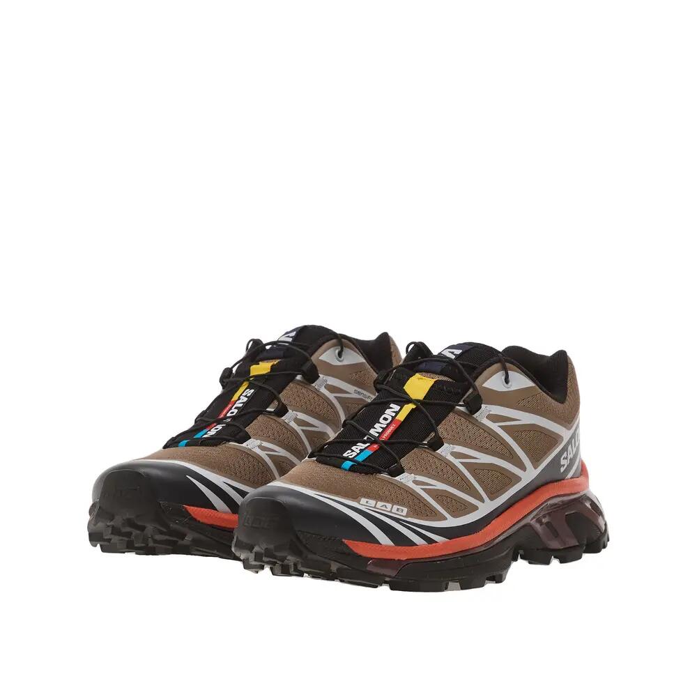 Zapatos de trail Salomon XT-6 Marrón/Azul Marítimo/Huckle 5/6