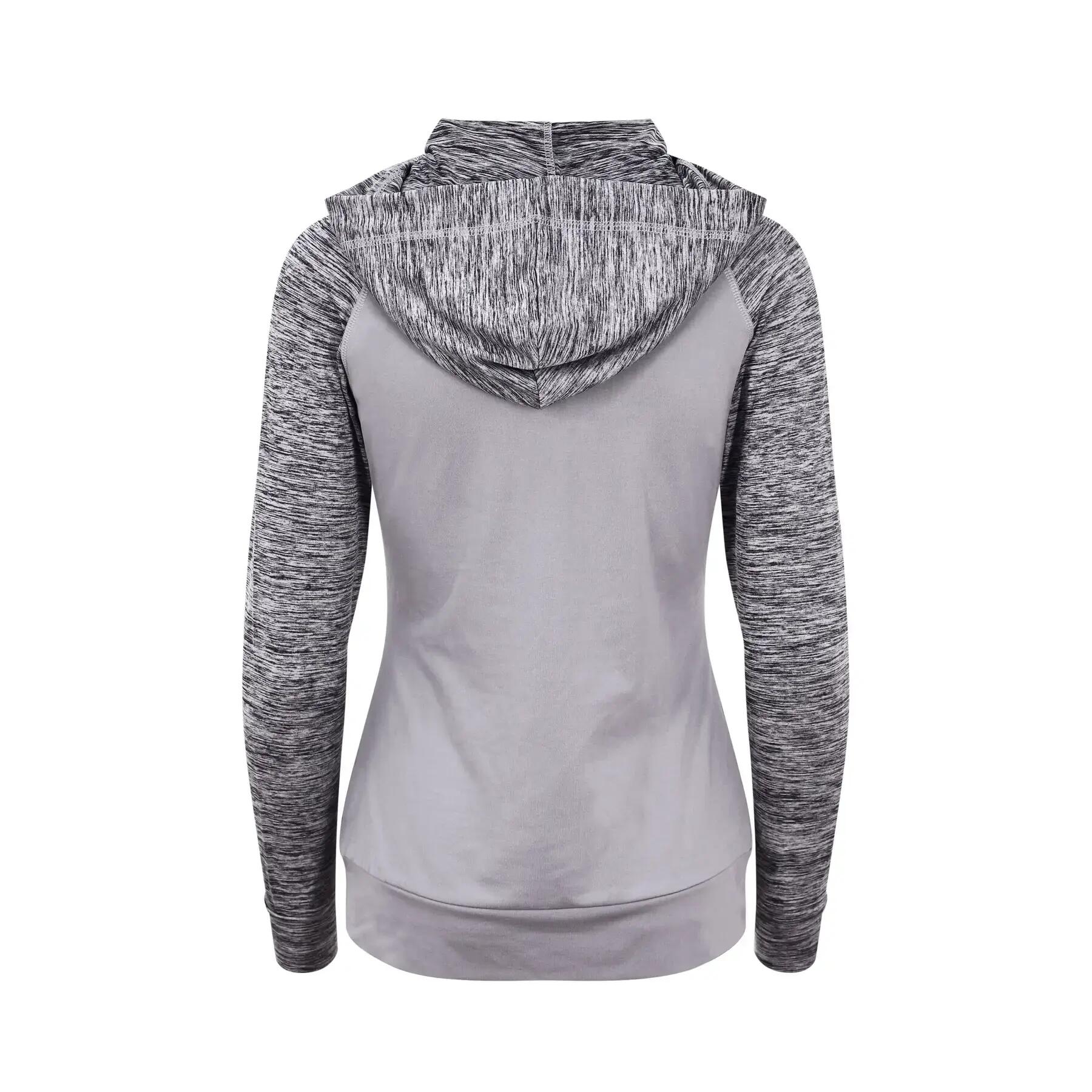 Sweatshirt contrasté zippé femme Just Cool Zoodie 2/2