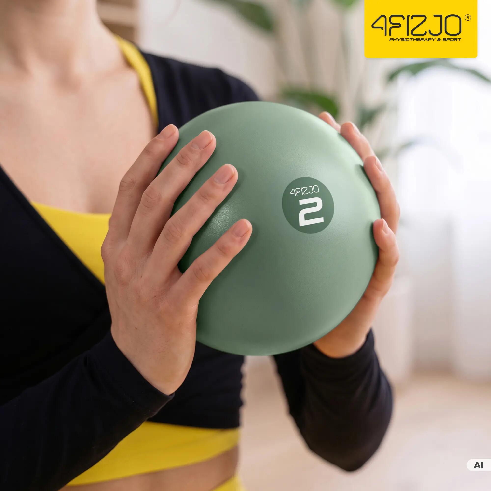Piłki obciążeniowe do pilatesu toning ball z piaskiem zestaw 4FIZJO 10/13