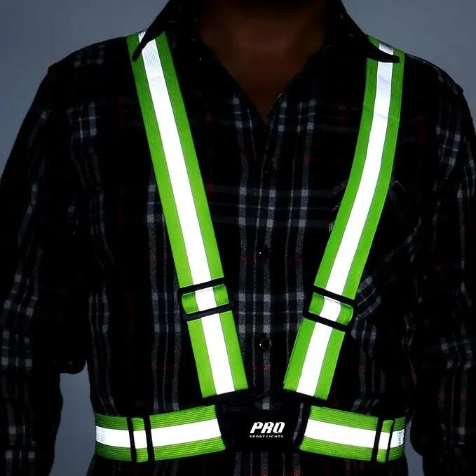 Gilet de course à pied réfléchissant vélo taille unique, jaune 4/9