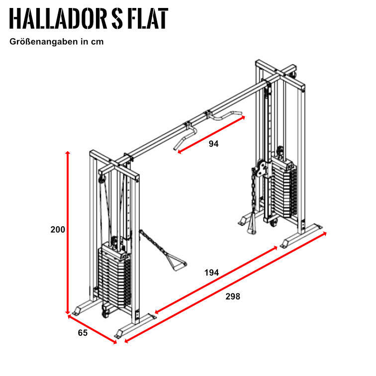 Hallador Kábelfelvonótornyok Basement Edition - 298 x 200 cm