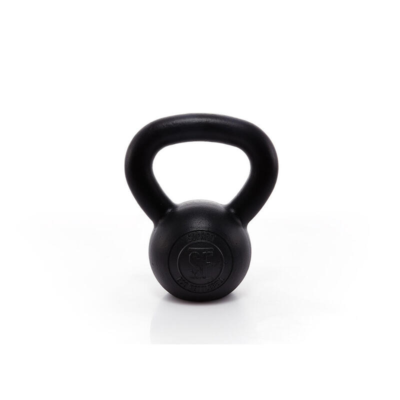 Kettlebell van gietijzer Econ (gepoedercoat) - 10 kg