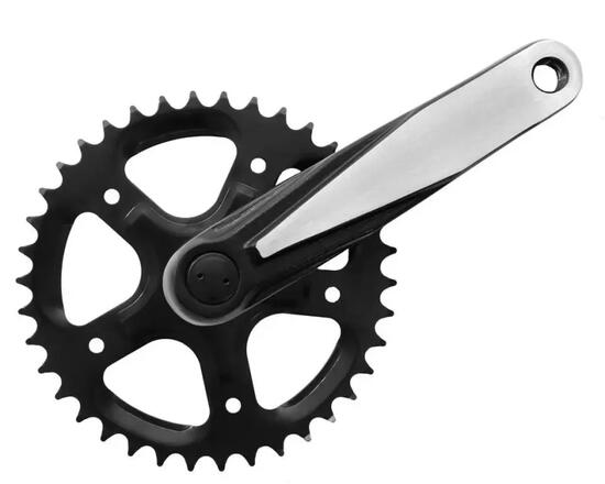 Guarnitura in alluminio con perno quadro Mijnenpieper Speed 38 T