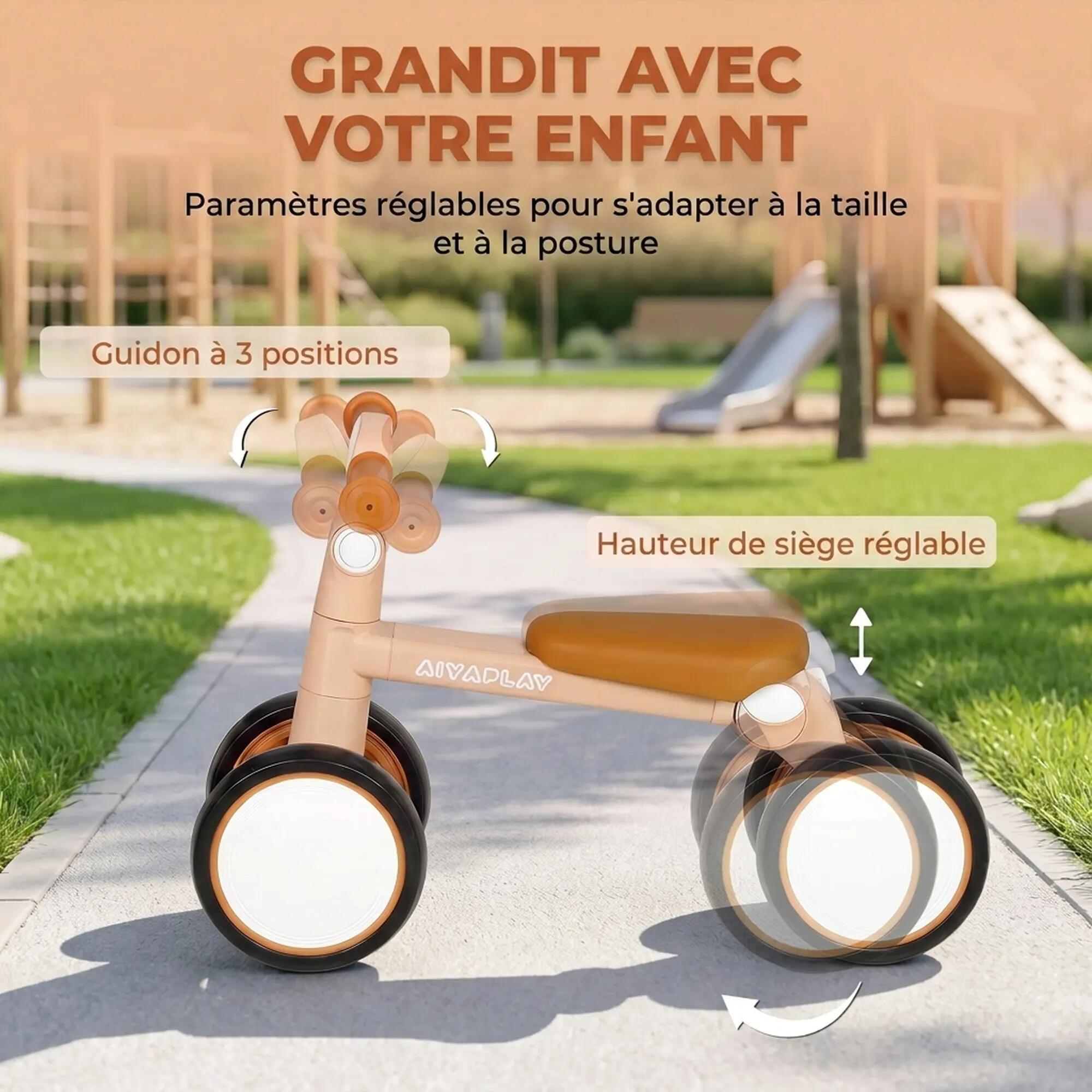 Draisienne enfant pliable selle guidon réglables 5/5