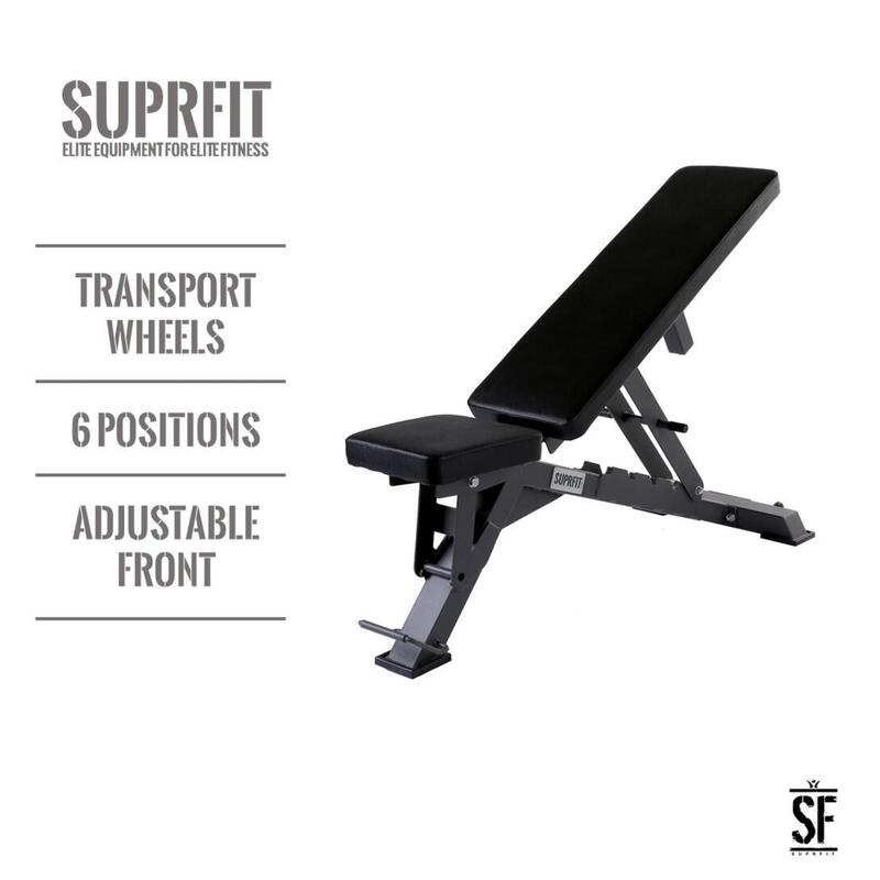 Suprfit Hallgard Gewicht Bench - Zwart