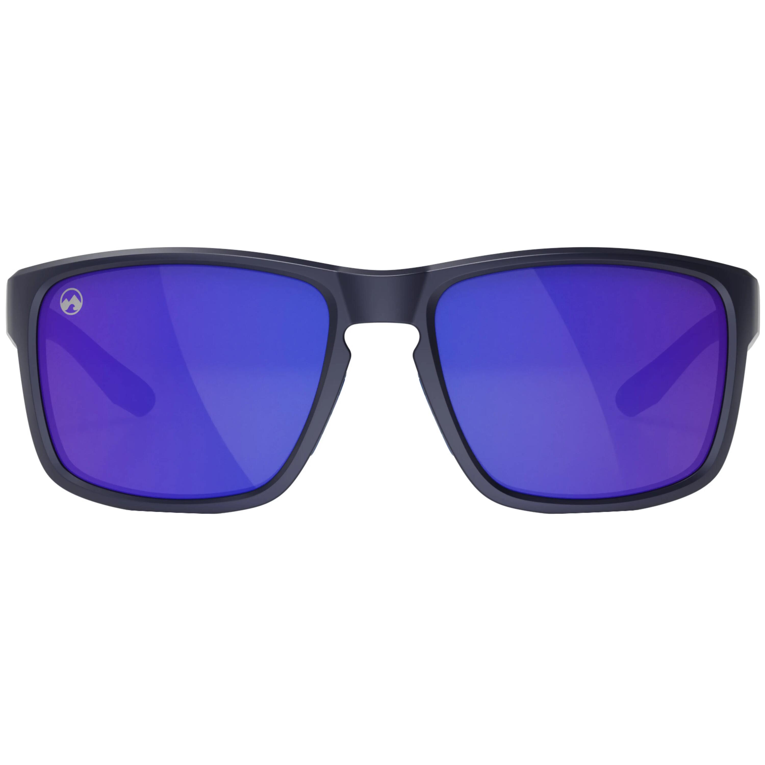Unisex Sunglasses FLOATER-002 (Black | Blue) 3/5