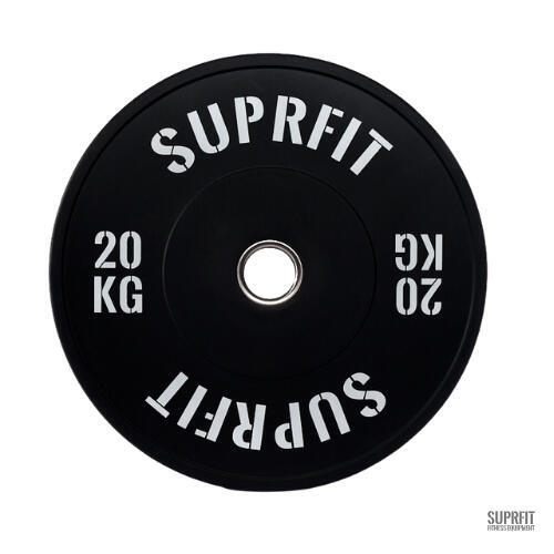 Piastra paraurti Suprfit Econ Logo Bianco (singolo) - 20 kg