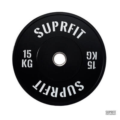Suprfit Econ Bumper Plate White Logo (Paar) - 10 kg