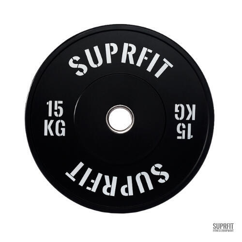 Piastra paraurti Suprfit Econ Logo Bianco (singolo) - 15 kg