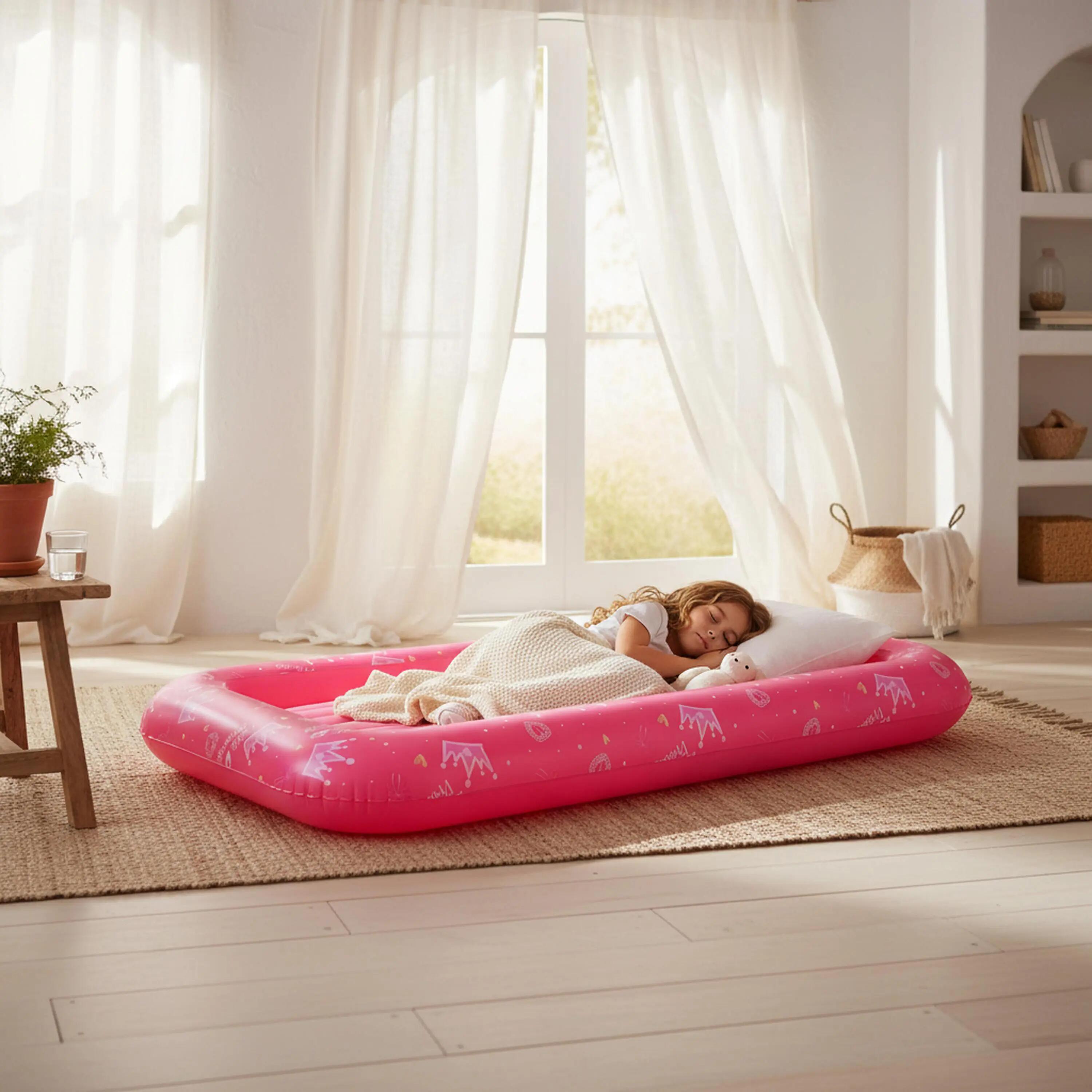 Luftmatratze Camping für 1 Kind 152x89x17,5cm rosa