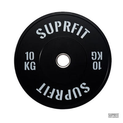 Suprfit Econ Bumper Plate White Logo (Paar) - 10 kg