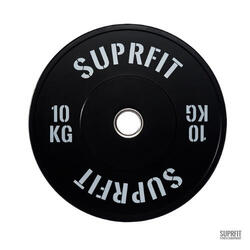 Suprfit Econ Bumper Plate White Logo (individuel) - 5 kg