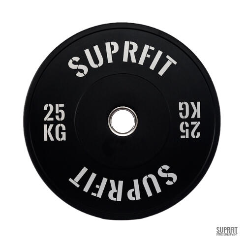 Suprfit Econ Bumper Plate White Logo (Paar) - 10 kg