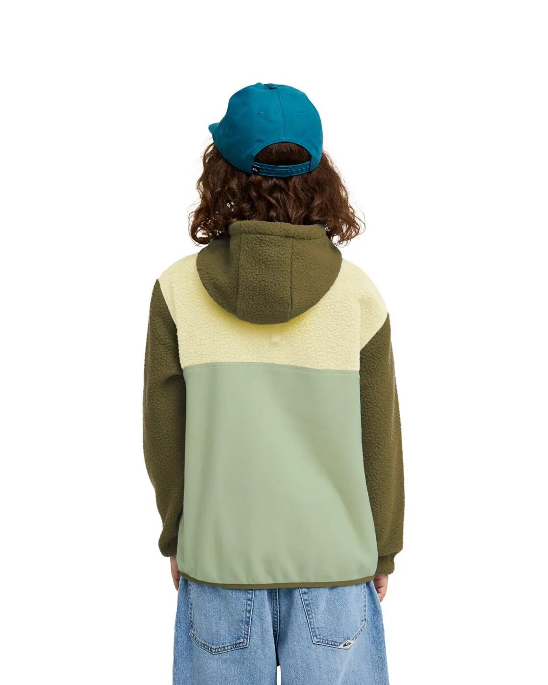 Polaire sherpa demi-zip OCEAN VIEW MIX Vert Garçon 2/4