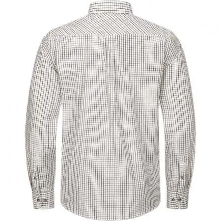 Herren - Jagdhemd - kariert, Button-Down-Kragen - Juno - oliv/beige 4/4