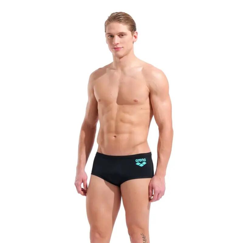 Kąpielówki Arena Big Logo Low Waist Black 5/9
