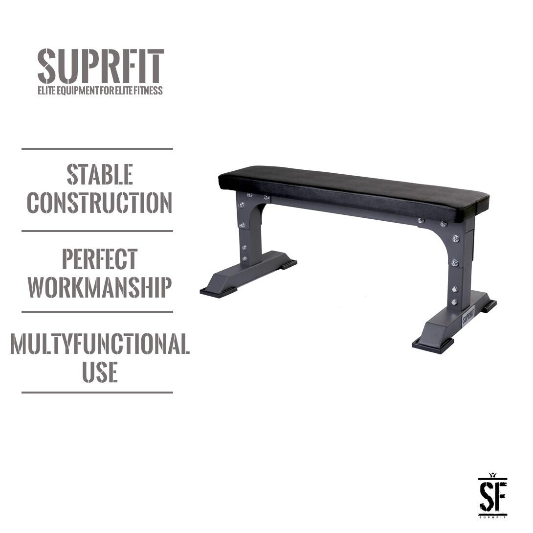Banco de pesas Suprfit Blitgard - Negro 3/5