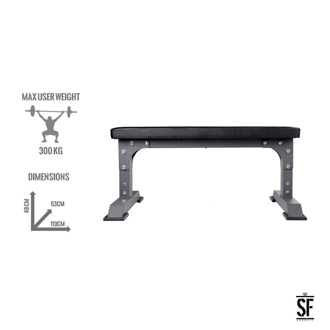 Banco de pesas Suprfit Blitgard - Negro 4/5