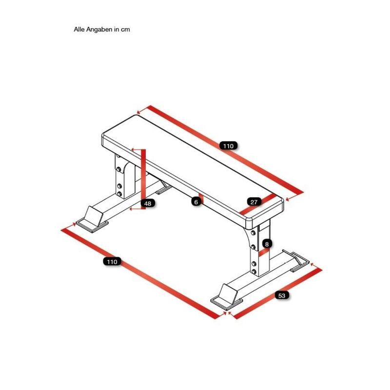 Suprfit Blitgard Gewicht Bench - Zwart