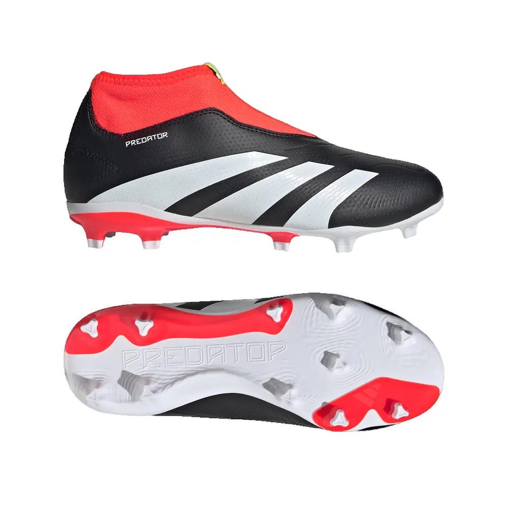 Scarpe da calcio adidas Predator League LL FG Nero/Rosso/Bianco 2/7