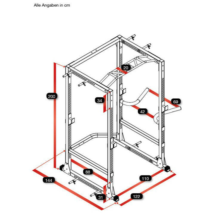 Rack musculação rango power suprfit