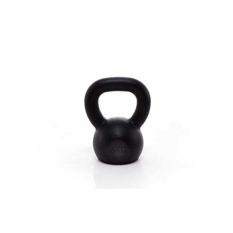 Kettlebell de hierro fundido Econ (recubierto de polvo) - 6 kg