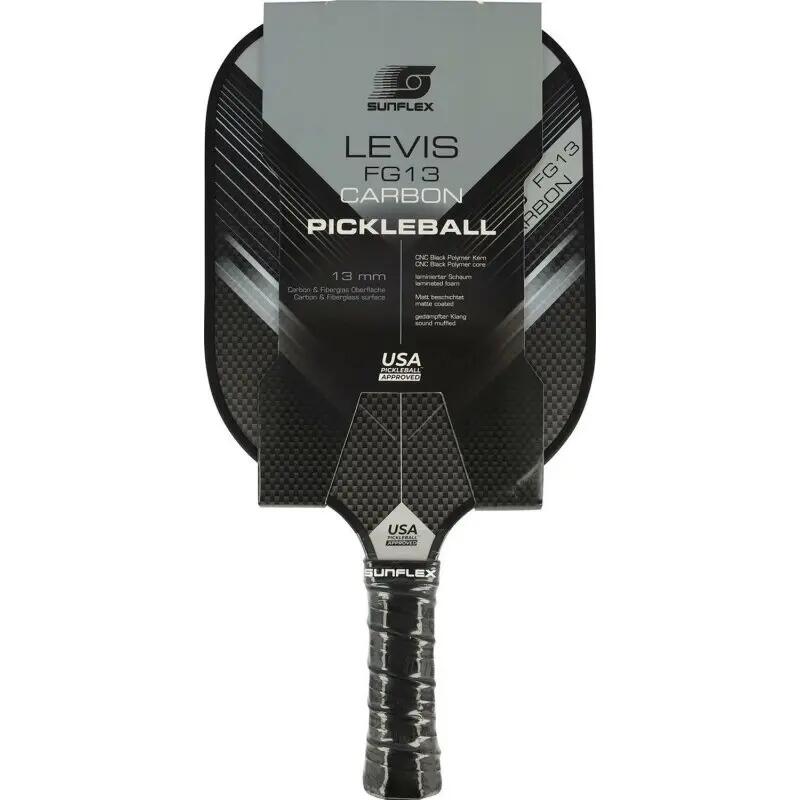 Racchetta pickleball - ruvida - LEVIS FG13 - grigia 4/5