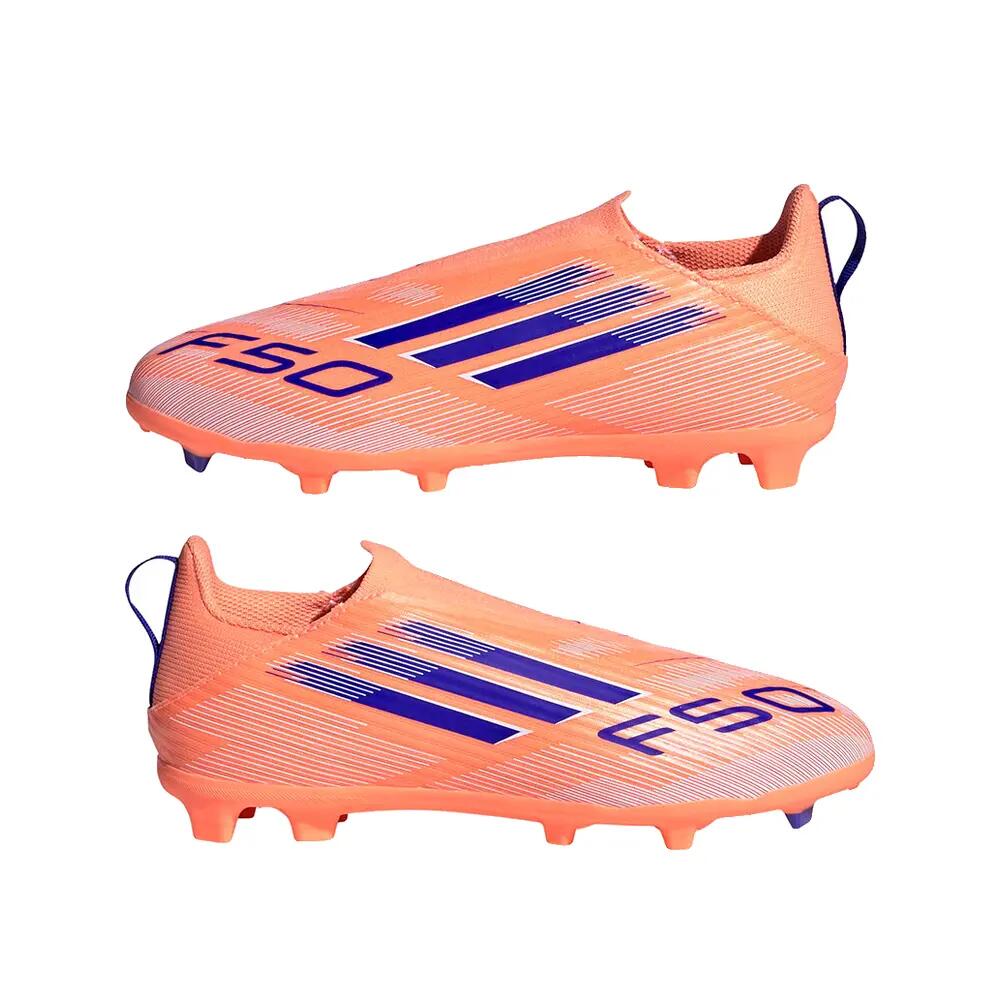 F50 League Laceless Firm/Multi-Ground Voetbalschoenen Kids 9/10
