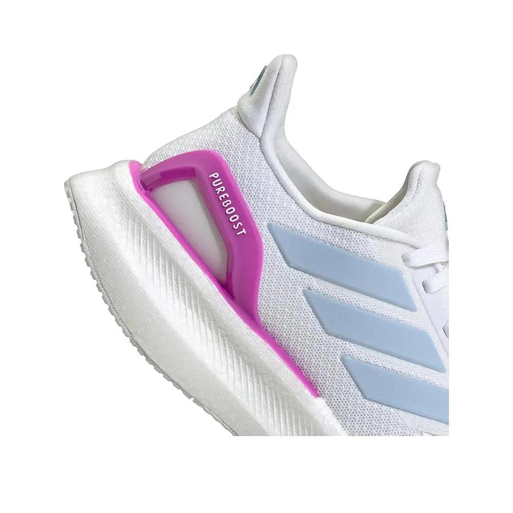 Hardloopschoenen adidas Pureboost 5 Wit/Blauw/Paarse 8/9