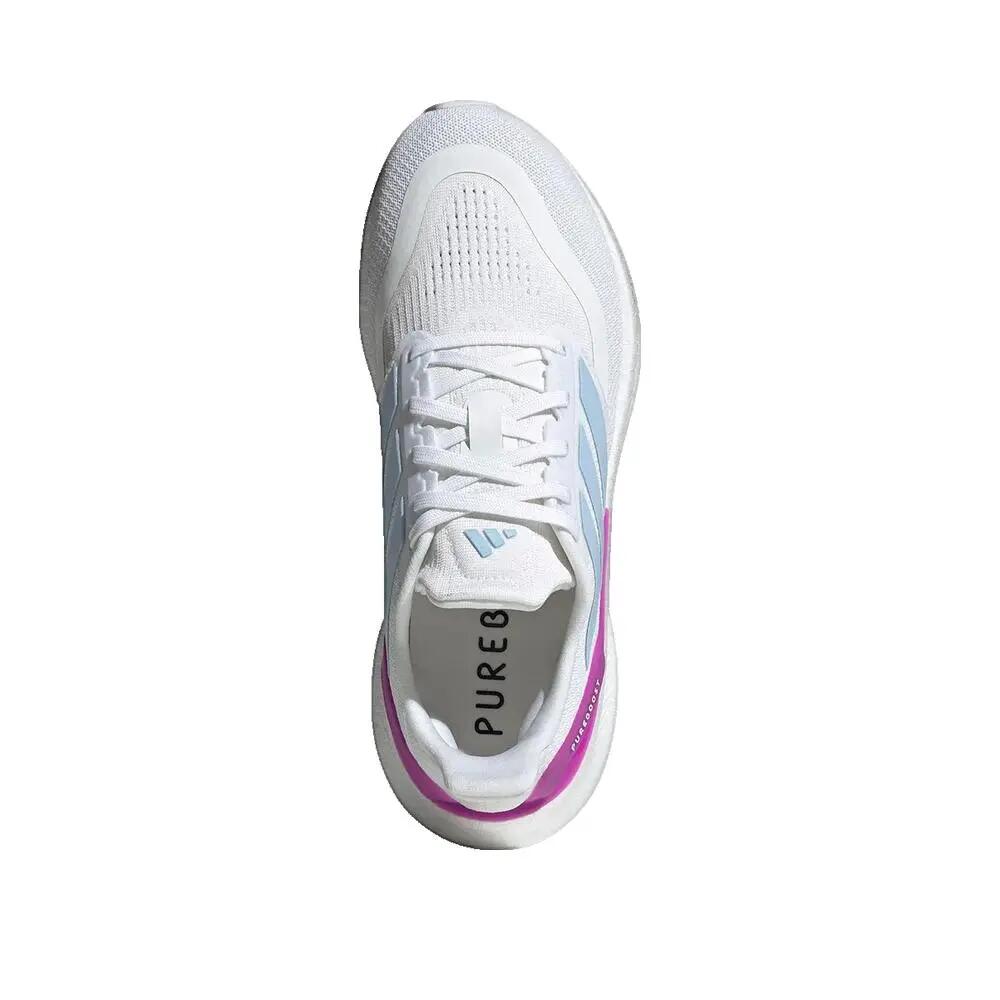 Hardloopschoenen adidas Pureboost 5 Wit/Blauw/Paarse 6/9