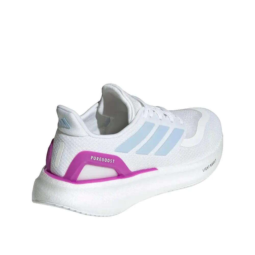 Hardloopschoenen adidas Pureboost 5 Wit/Blauw/Paarse 4/9
