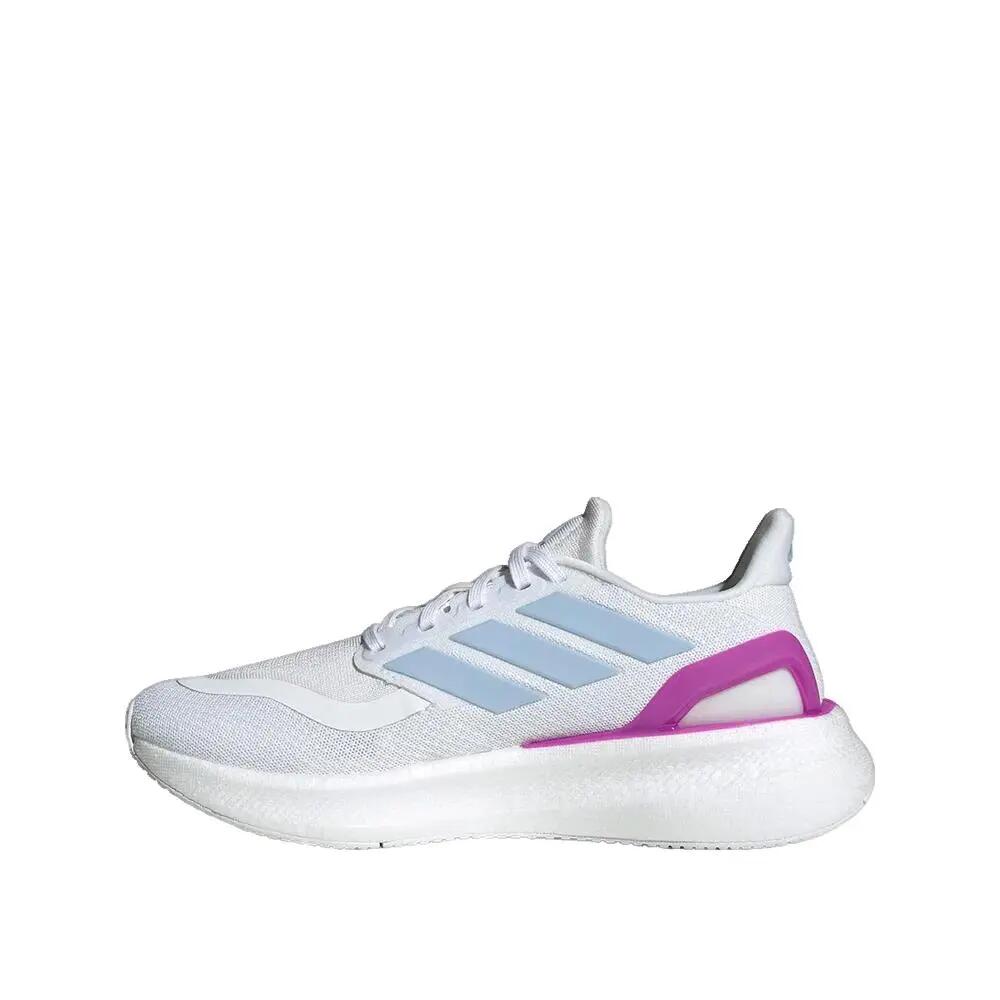 Hardloopschoenen adidas Pureboost 5 Wit/Blauw/Paarse 3/9