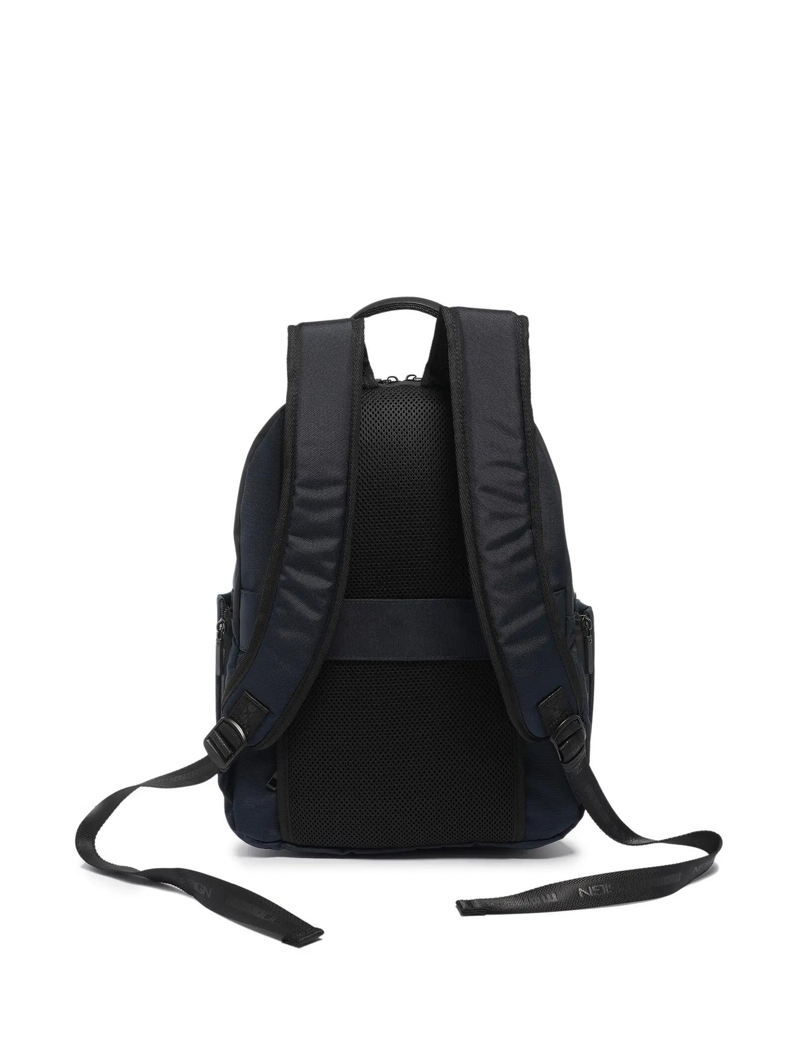 Herrenrucksack Momo Design Nylon Kunstleder Schwarz - Casual 3/3