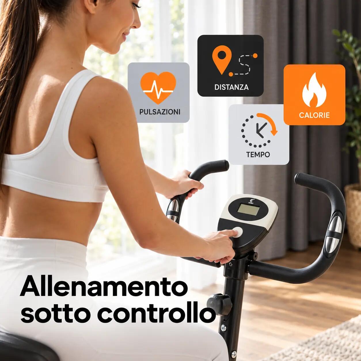 Bicicleta Estática Easy Belt - Fitness Indoor Compacta FF 5/6