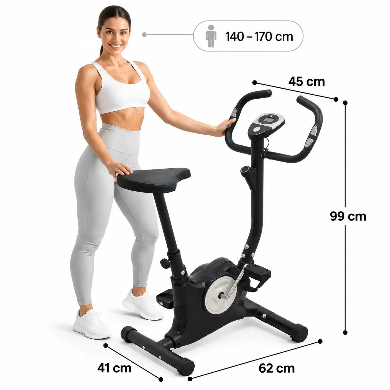 Bicicleta Estática Easy Belt - Fitness Indoor Compacta FF 2/6