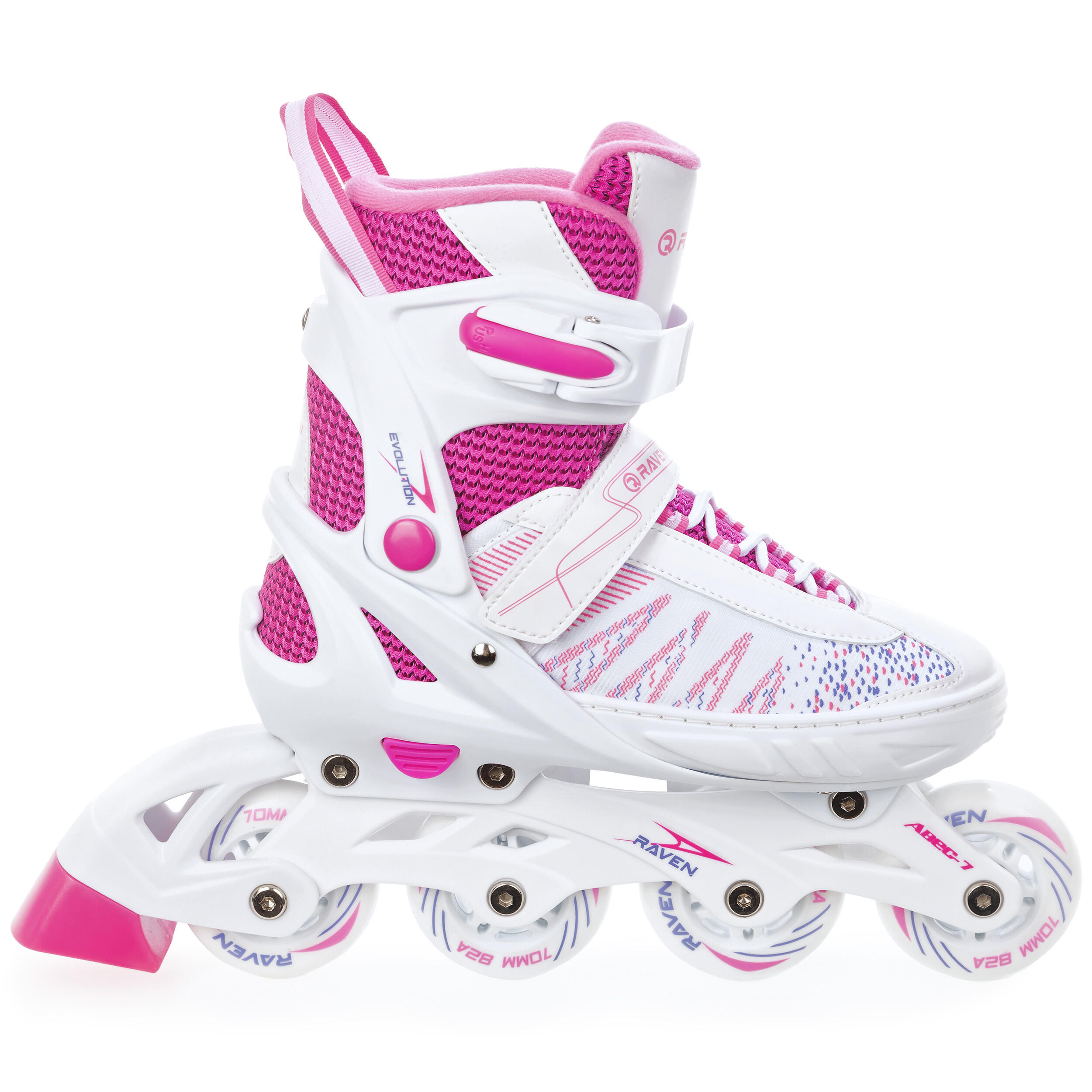 Patins de rodas ajustáveis 3 em 1 Raven Grace LED 2/7