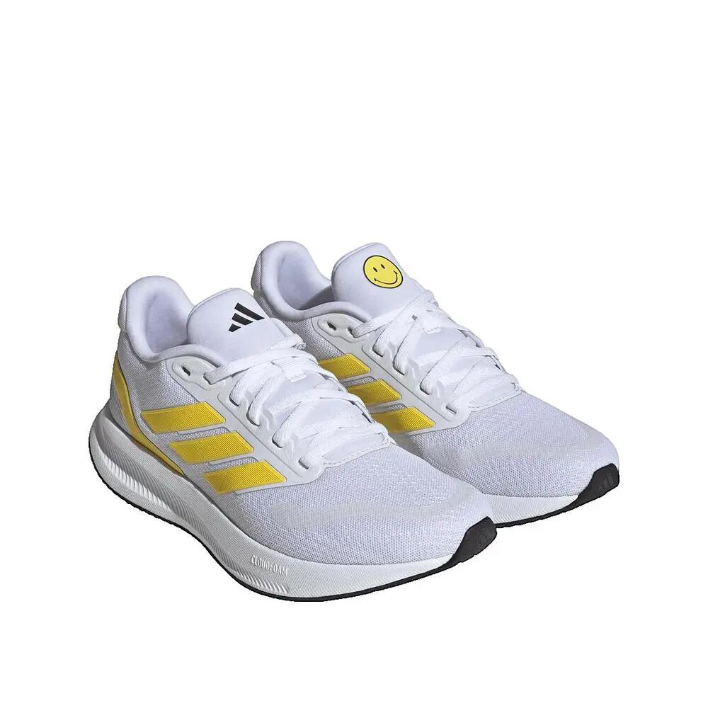 Chaussures de course adidas Runfalcon 5 Blanc/Jaune/Noir 8/10