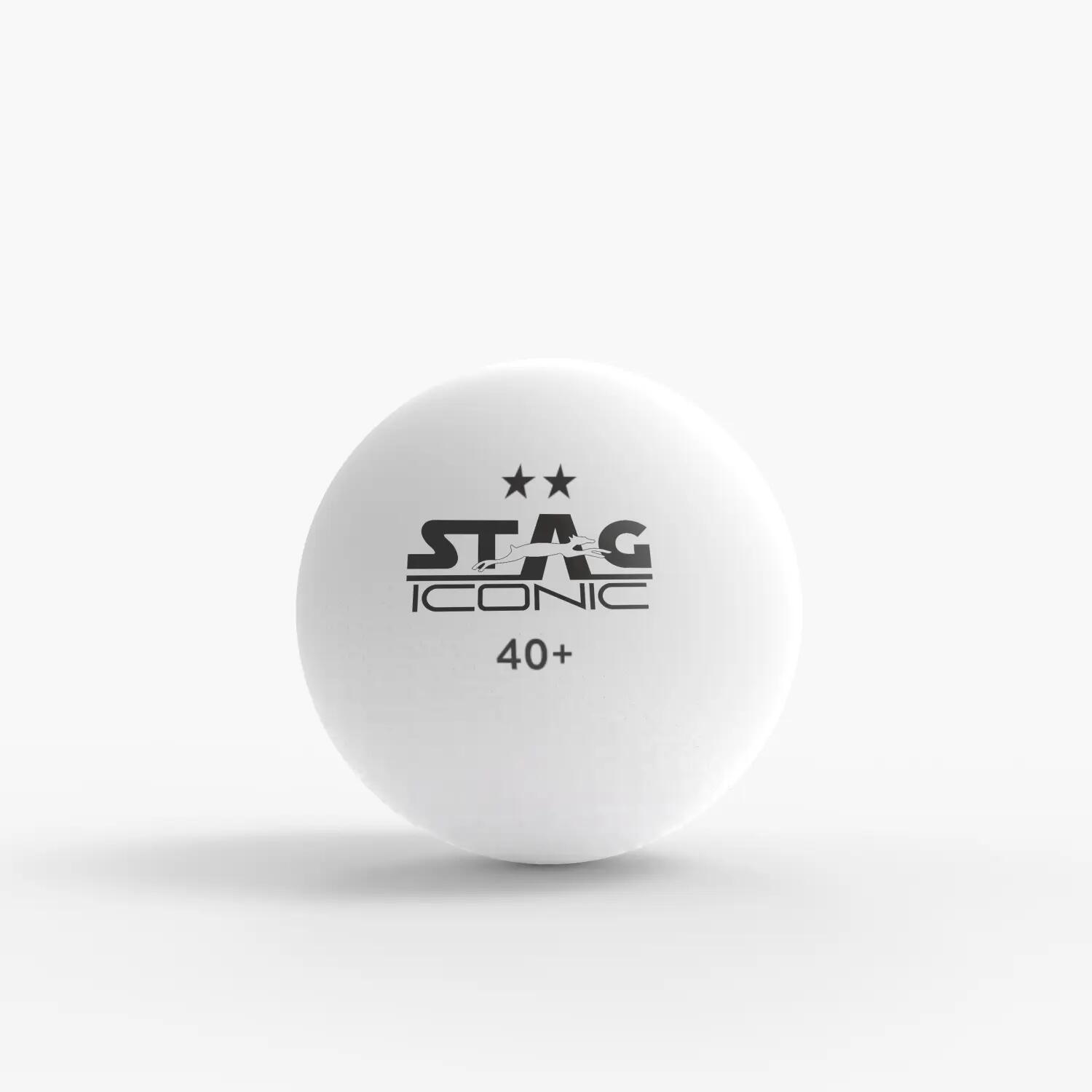 STAG Iconic 2-Star TT Balls, 40+mm, Pack of 12 -  1