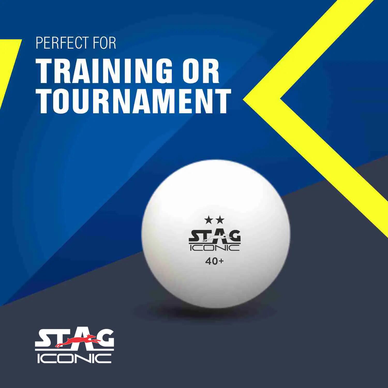 STAG Iconic 2-Star TT Balls, 40+mm, Pack of 12 -  4