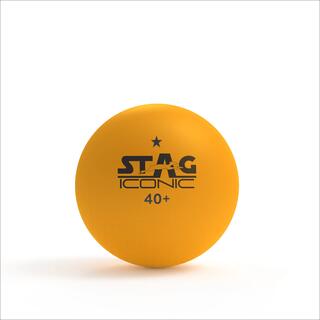 STAG Iconic 1-Star Orange TT Balls, 40+mm, Pack of 6