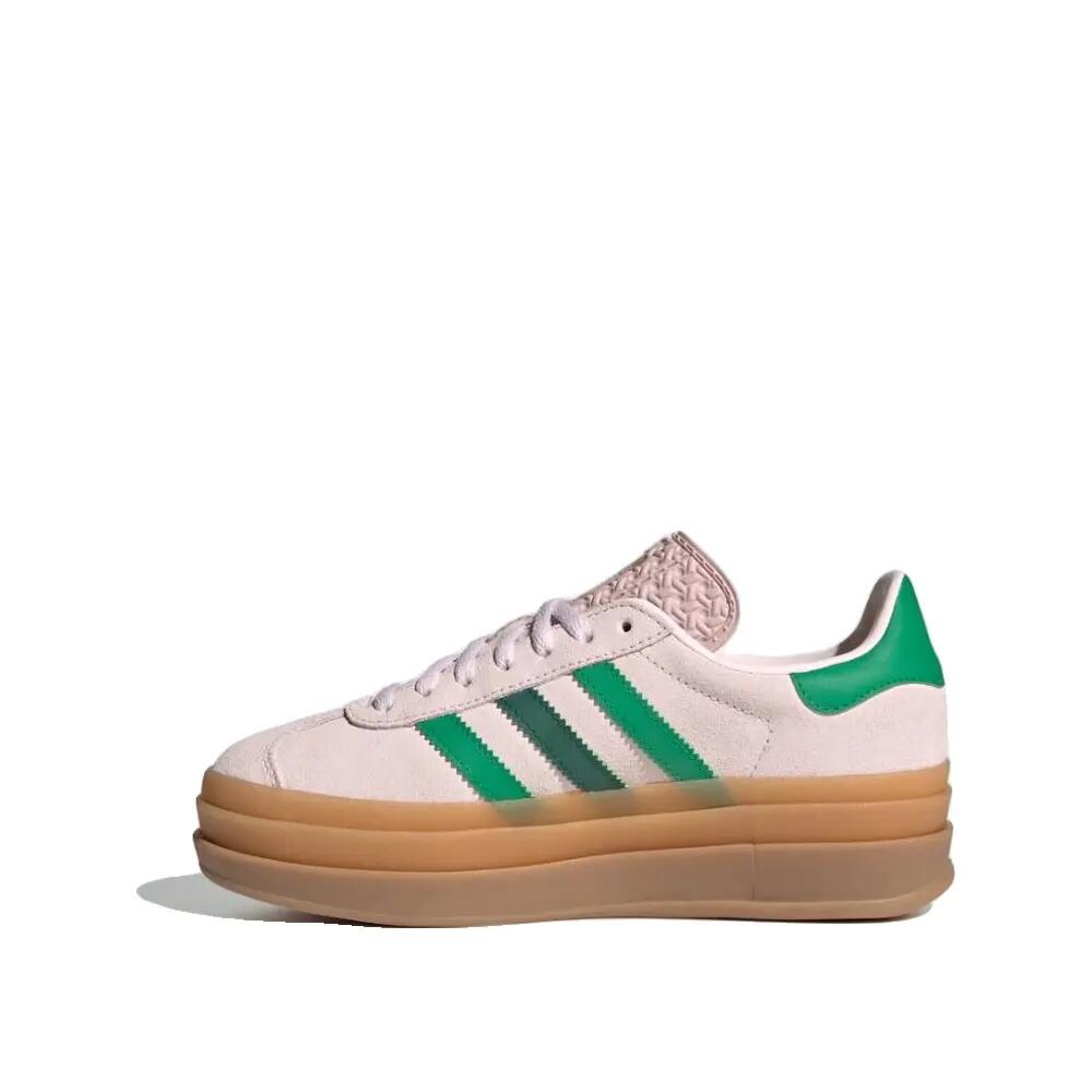 adidas Gazelle Bold Almost Pink Court Green Gold Metallic (GS) — photo 4