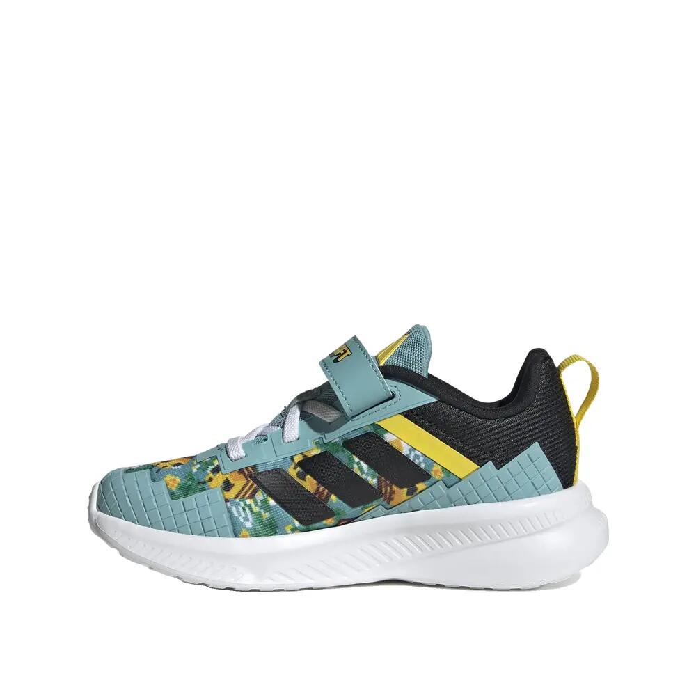 Zapatillas adidas Fortarun 4.0 EL Minton/Negro/Amarillo 5/6