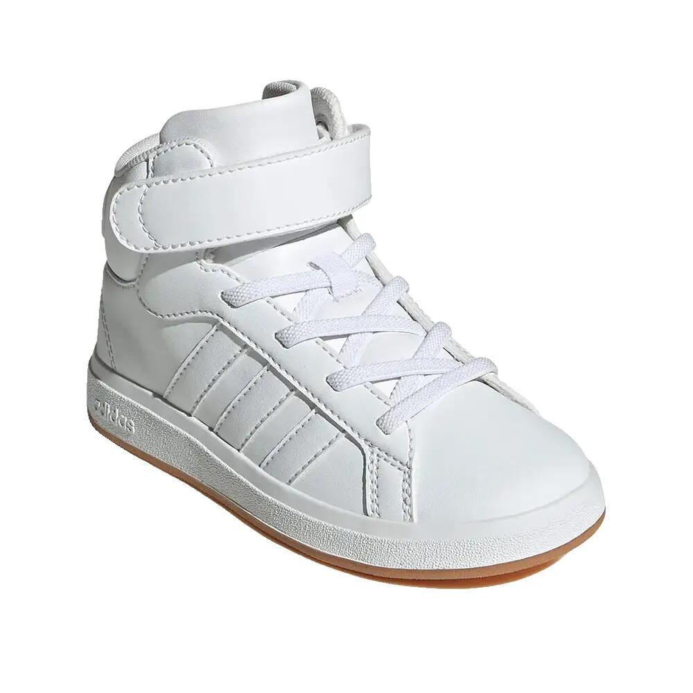 adidas Grand Court Mid Weiß/Grün 4/9